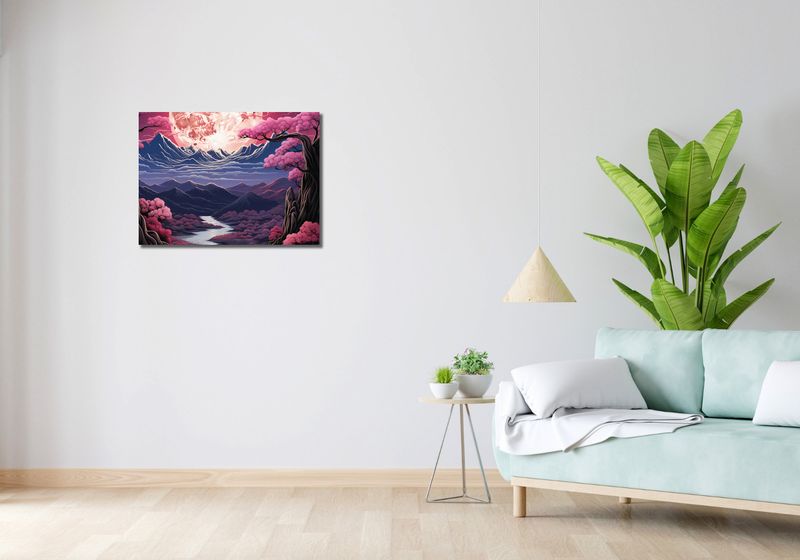 Obraz 70x50cm Różowa Kraina Marzeń zdjęcie 2