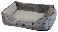 UNIQ PETS prostokątne legowisko dla psa L szare SQUARE II 75×60cm