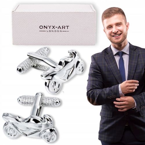 Spinki do mankietów Motocykl Ścigacz na Arena.pl