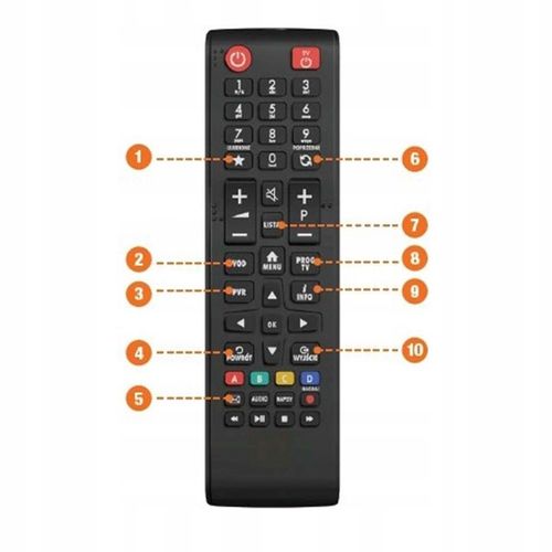 PILOT do dekodera SAMSUNG ORANGE ICU100 UHD88 WH80 na Arena.pl