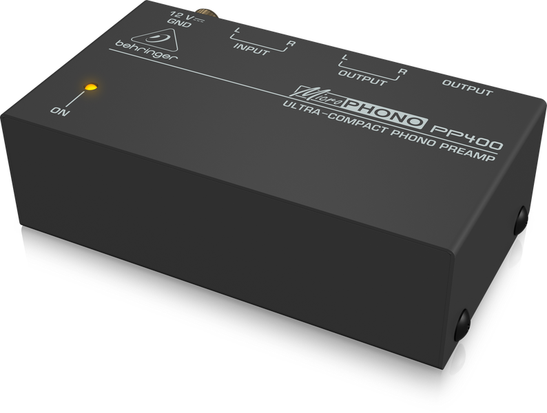 Behringer PP400 Microphono Preamp Przedwzmacniacz Gramofonowy RIAA zdjęcie 3