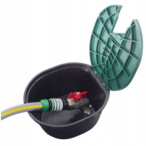 STUDZIENKA OUT SKRZYNKA POBORU WODY Z ZAWOREM 3/4 CALA OVAL DO NAWADNIANIA na Arena.pl