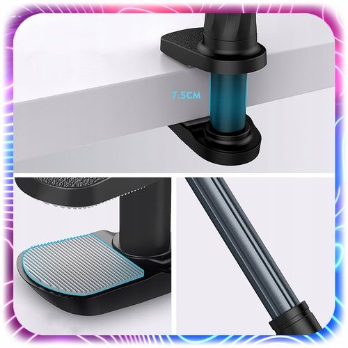 STOJAK NA TELEFON TABLET BIURKOWY Uchwyt Statyw do 13" PRZYKRĘCANY do Stołu na Arena.pl