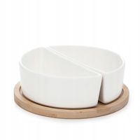 Zestaw FINCAN 2 miseczek z podstawką 20,5x7 cm HOMLA