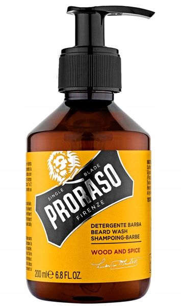 PRORASO Szampon do brody Wood & Spice 200ml zdjęcie 1
