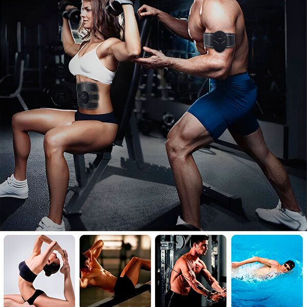 Komplet Sixpack Elektrostymulator Brzucha Pleców Ramion Ud Nóg Kręgosłupa zdjęcie 5