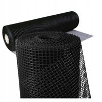 SIATKA OGRODZENIOWA (15x15) ROLKA NA OGRODZENIE CZARNA OSŁONA 0,6x50m