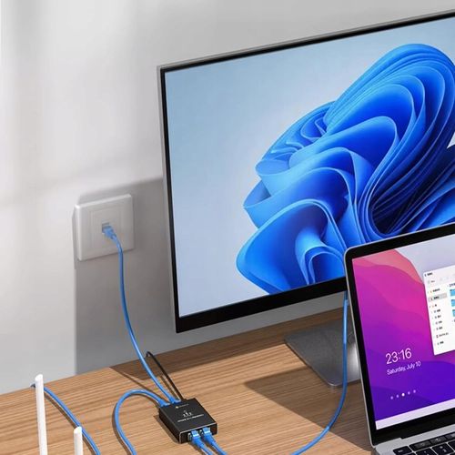 Adapter rozdzielacz mini Switch splitter LAN Ethernet RJ45 3xRJ45 1000M 1GB na Arena.pl