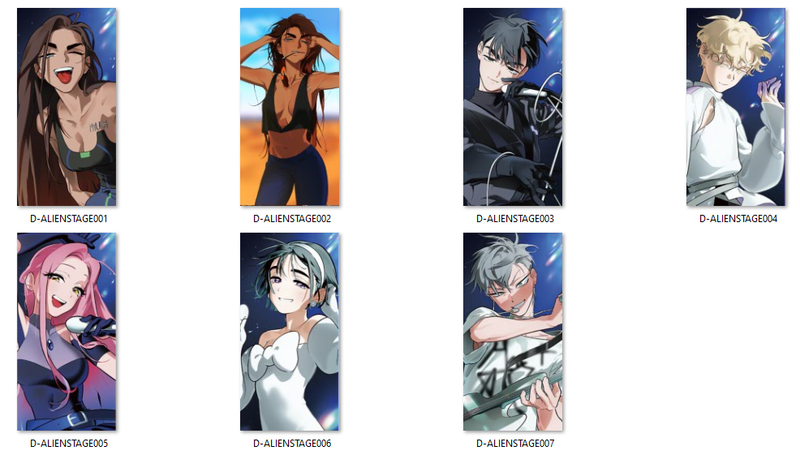 Dakimakura Alien Stage DO WYBORU 60x30 zdjęcie 2