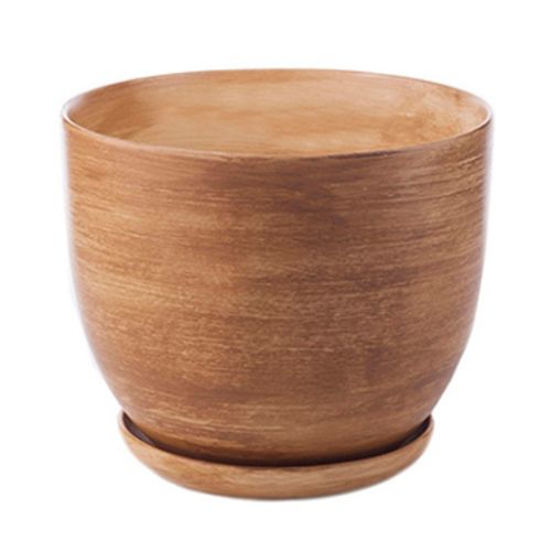 DONICZKA CERAMICZNA BARYŁKA 4 Jasne drzewo 22x17 cm na Arena.pl