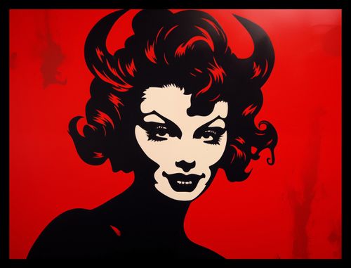 Plakat 40x30cm Czerwona Diablica na Arena.pl