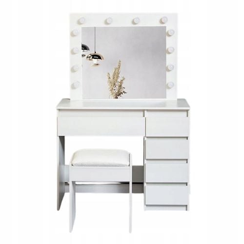 PROMOCJA MIKOŁAJKOWA TOALETKA KOSMETYCZNA z OŚWIETLENIEM LUSTREM na Arena.pl