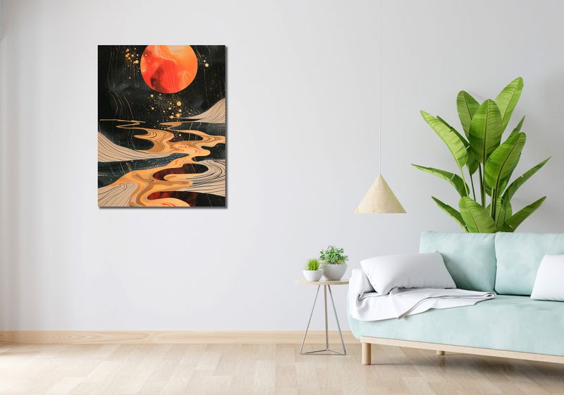 Obraz 70x90cm Planetarny Taniec zdjęcie 2