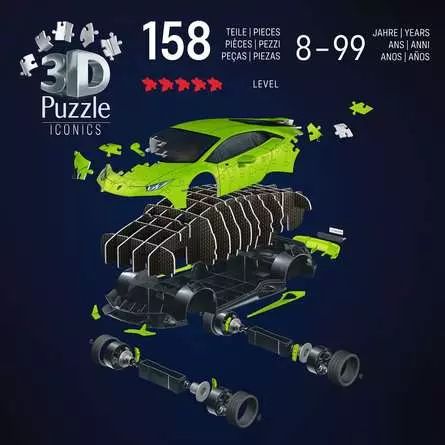 Puzzle 3D Lamborghini Huracn EVO-Verde na Arena.pl