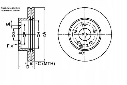 TARCZA HAM PRZOD 288X25 V POWER DISC ATE na Arena.pl