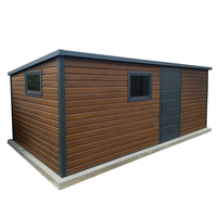 Domek ogrodowy spad na tył 6x3m drewno + antracyt PREMIUM