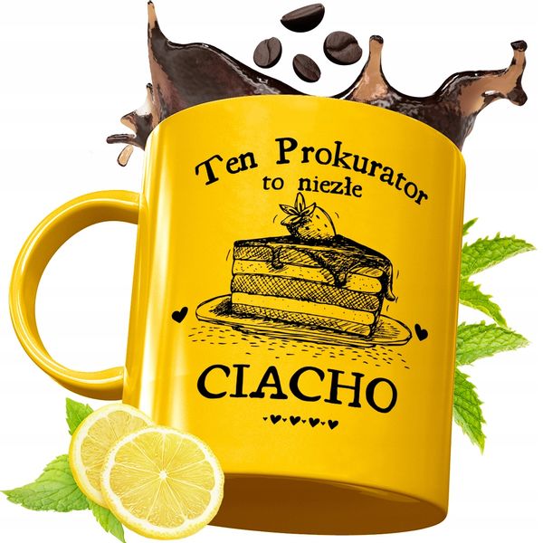 Złoty Kubek Premium Dla Prokuratora Prezent Z Nadrukiem Ze Zdjęciem zdjęcie 1