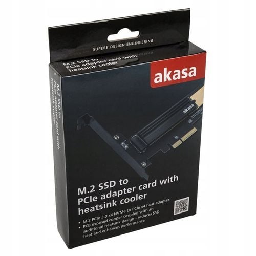 Kontroler Akasa PCIe x4 - 1x M.2 na Arena.pl