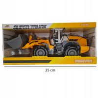 KOPARKA ŁADOWARKA 35x13cm DLA DZIECI BUDOWA Z ŁYŻKĄ POJAZD Z NAPĘDEM