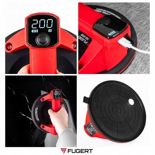 PRZYSSAWKA DO PŁYTEK PRÓŻNIOWA ELEKTRYCZNA UCHWYT DO GRESU 210MM na Arena.pl