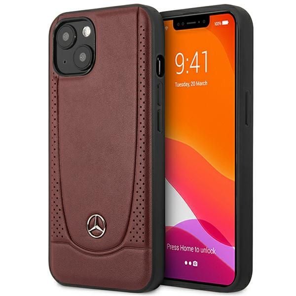 Etui Mercedes do iPhone 15 Plus, iPhone 14 Plus, Czerwony zdjęcie 1