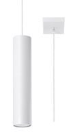 Podwieszana lampa LAGOS 1 SL.0323 Sollux tuba nowoczesna biała