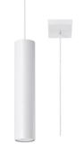 Podwieszana lampa LAGOS 1 SL.0323 Sollux tuba nowoczesna biała