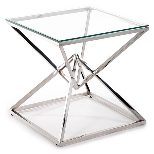 STOLIK KAWOWY DIAMANTO SILVER 60 CM na Arena.pl
