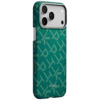 pitaka monogram-gold/green ultra-slim      case for iphone 17 pro