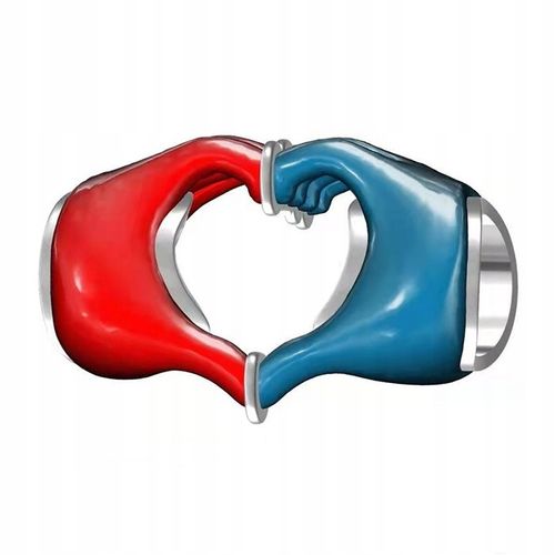 Zawieszka SREBRO 925 Charms Znak Miłości Serce Dłonie na Arena.pl