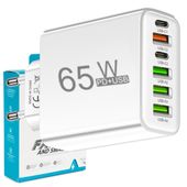 ŁADOWARKA SIECIOWA USB-C SZYBKA DO TELEFONU KOSTKA QUICK CHARGE 3.0 65W