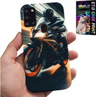 ETUI DO SAMSUNG GALAXY A21s - MOTOCYKLISTA MOTOR FAN MOTOCYKL + SZKŁO