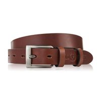 pasek męski skórzany premium z klasyczną klamrą elegancki koniakowy 100 cm