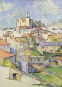 Plakat 13x18cm Gardanne, Paul Cezanne Vintage do Salonu