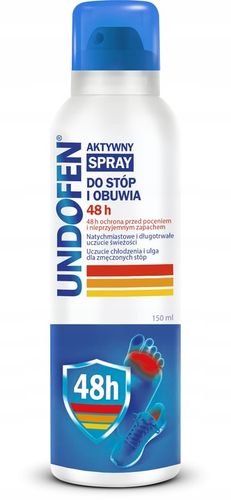 UNDOFEN Spray do Stóp i Obuwia 48H Przeciw Poceniu i Neutralizacji Zapachu na Arena.pl