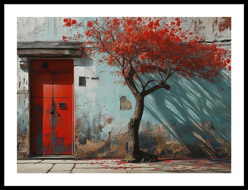 Plakat 55x40cm Widok Na Dawne na Arena.pl