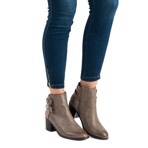 Stylowe Brązowe Botki r.41 na Arena.pl