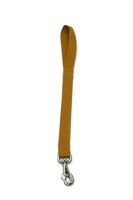 A-465 PEJCZ, KRÓTKA SMYCZ DLA PSA TAŚMA 30mm/50cm Kolor - Złoty