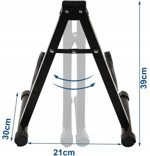 Statyw uniwersalny STOJAK Na każdą gitarę TYP A Składany Uchwyt Piankowy na Arena.pl