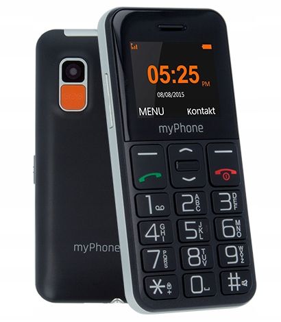 Telefon MYPHONE Halo Easy Czarny na Arena.pl