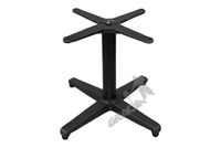 NOGA STOŁU P16 - NISKA Z KRZYŻAKIEM CZTERY ŁAPKI GŁADKIE PODSTAWA STÓŁ ŻELIWNA