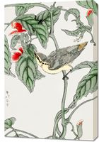 Obraz 60x90cm Tree-Creeper. Kashu Japoński Vintage do Salonu