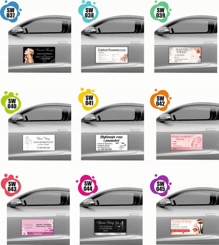 mata MAGNETYCZNA magnes na samochód auto reklamowy 30x60cm USŁUGI ROLNICZE na Arena.pl