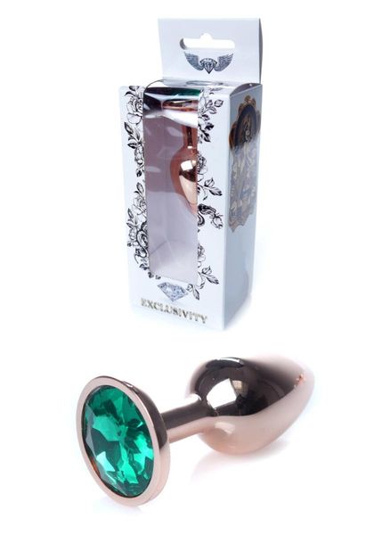 Plug-Jewellery Red Gold Plug- Green zdjęcie 7