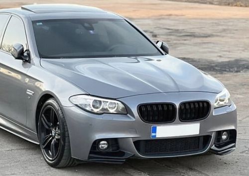 BMW F10 F11 M SPORT FLAPSY CZARNY POŁYSK SPLITTER DOKŁADKA ZDERZAKA PRZÓD na Arena.pl