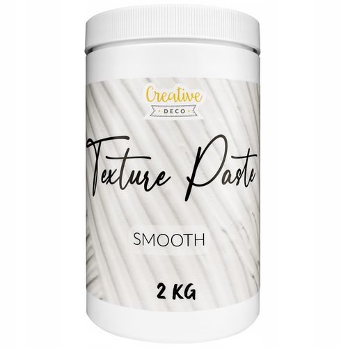 Pasta strukturalna 3D biała 2kg - gładka masa do efektów struktur dekoracji na Arena.pl