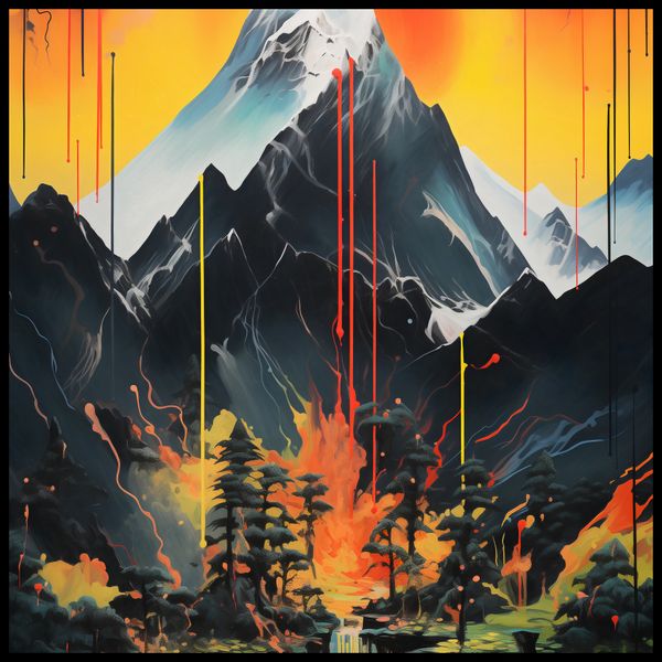 Plakat 70x70cm Górska Alchemia zdjęcie 2