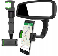Uchwyt na lusterko wsteczne samochodu do smartfona regulowany