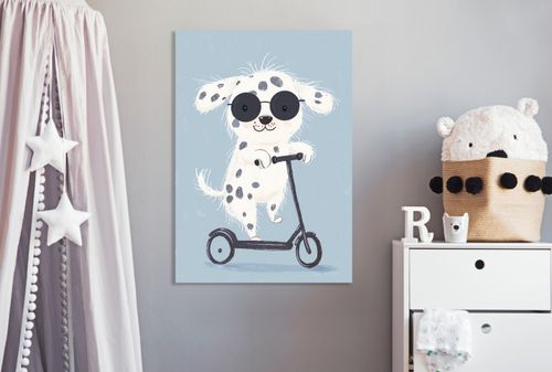 Obraz 60x90cm Wzory dla Dzieci, Dziewczynki i Chłopca - Psiecko na Arena.pl