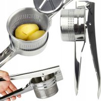 PRASKA DO ZIEMNIAKÓW ROZDRABNIACZ ZGNIATACZ STAL NIERDZEWNA